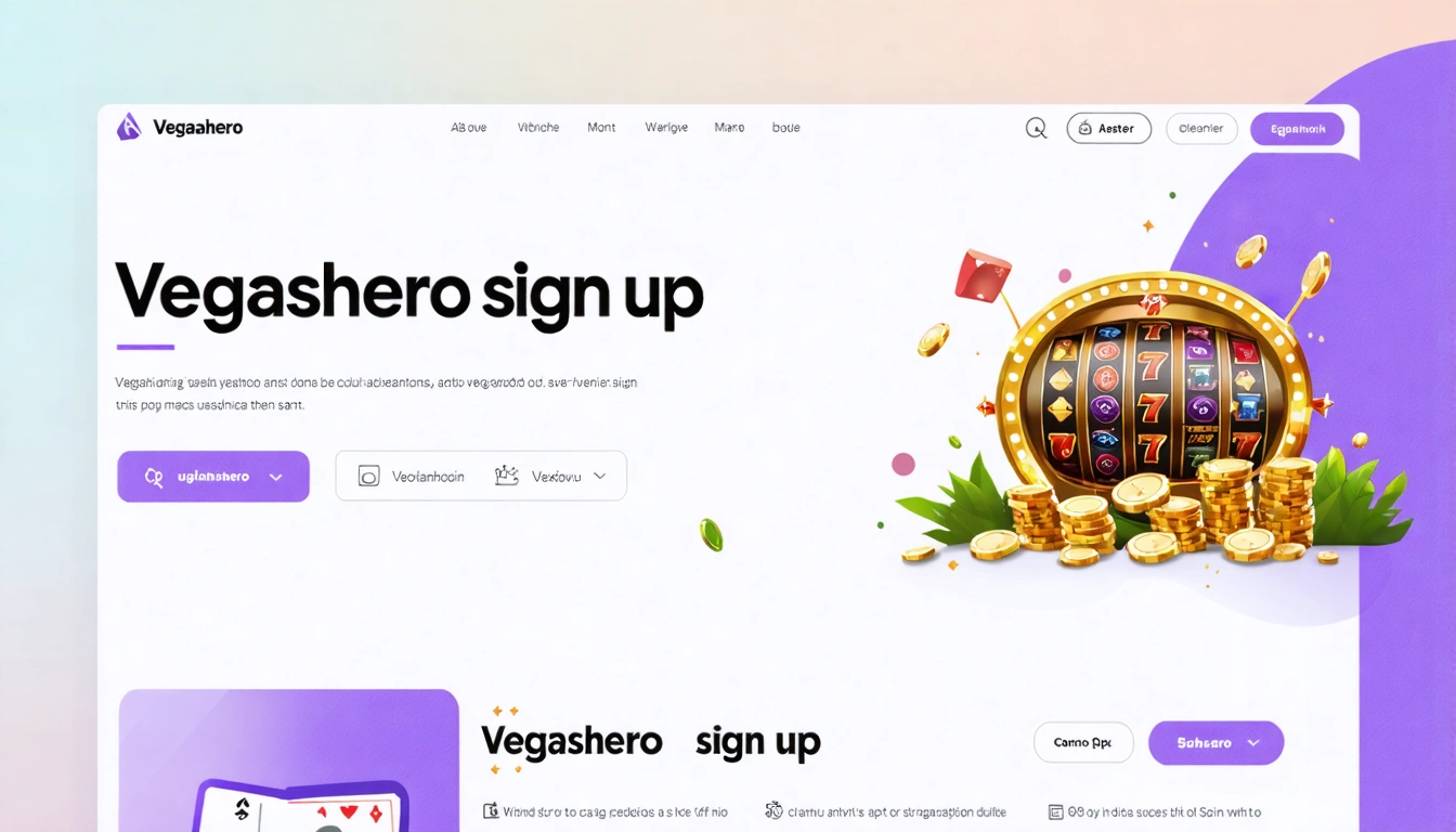 Vegashero sign up